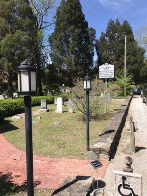 St Thomas Episcopal Church grounds, Bath, NC