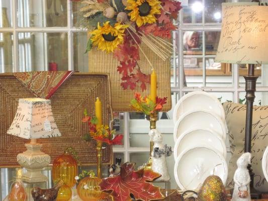 Fall is in the air!  Add the rich colors of the season to your home decor!