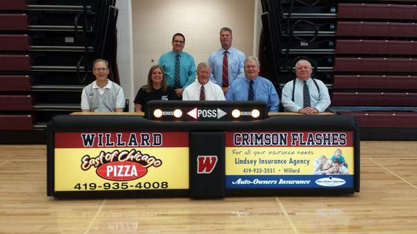 New score table at Willard City Schools