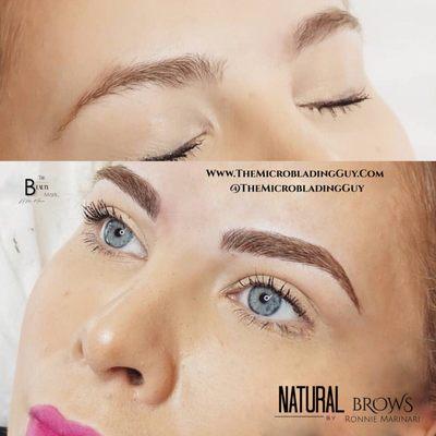 Our signature Angel Feather Technique for microblading in orlando