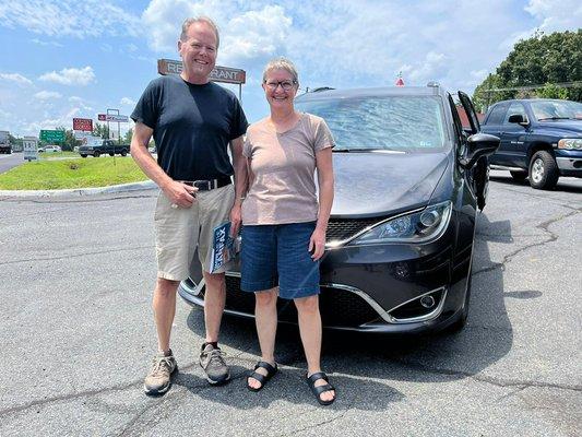 Congratulations to Karl on his 2017 Chrysler Pacifica