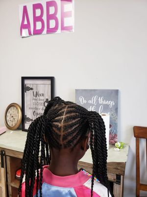 Abbe professional African hair braiding