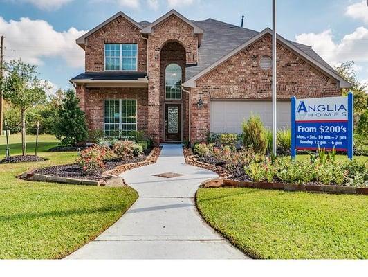 Anglia Homes in Lakecrest Forest- Katy, Texas