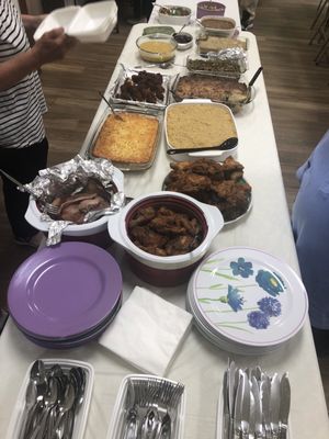 Potluck after Sunday Service