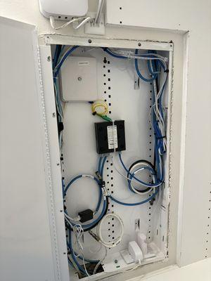 Data panel box - About finished, peep the custom wire "port"