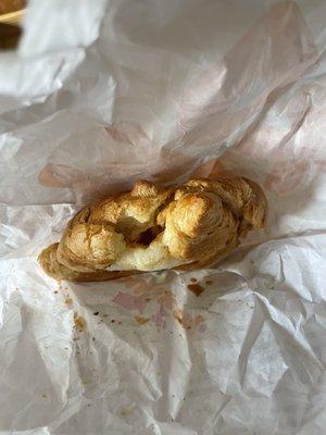 Egg and cheese croissant