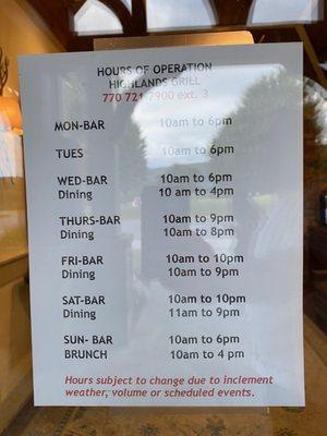 This is lie. They just make their own hours. This picture was taken at 8pm on a Saturday. Told me they weren't serving