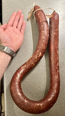 House cured sausage (soujouk)