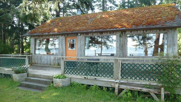 The Shamrock, a three-bedroom cottage with huge picture windows!