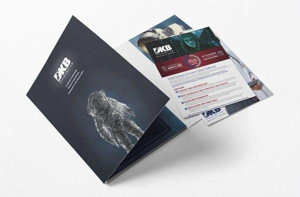 Marketing collateral and folder