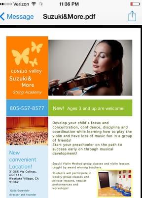 Conejo Valley Suzuki&More String Academy