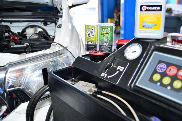 BG Quick Clean for Transmissions quickly and effectively removes damaging deposits and cleans the valve body, filter screen etc.