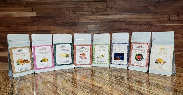 16 Organic Gourmet Tea Blends