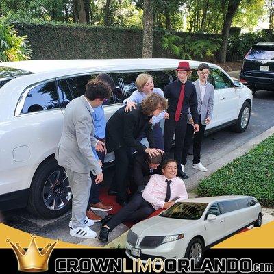 Knowing how to have fun! Just ask these young men on the way to their 8th grade dance. It's always a pleasure watching great memories made