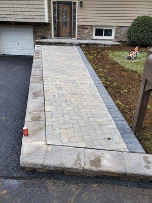 New paver walkway