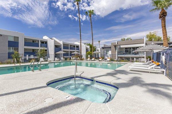 Resort Style Swimming Pool and Spa