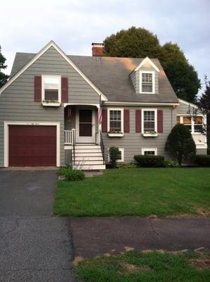 My house was dingy white with pink shutters. Orlando painting scraped,sanded,power washed,primed and painted. It looks gorgeous.