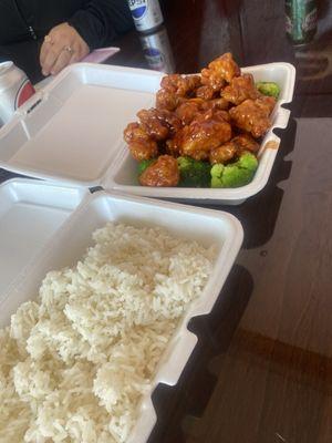 Orange chicken