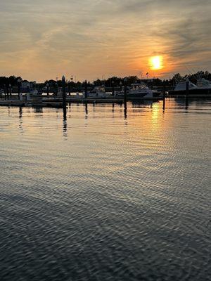 Sunset at the marina.