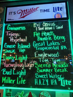 Beer list