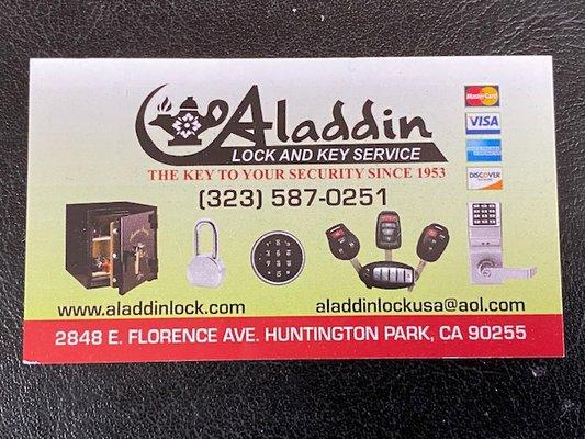 Aladdin Lock 323-587-0251