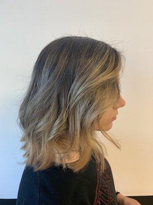 balayage and style