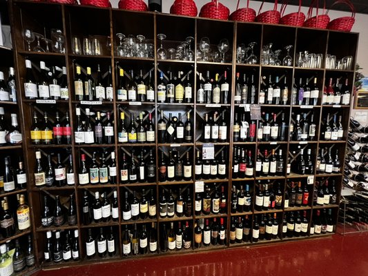 We have a lot of small-production wines that are not found in grocery stores.