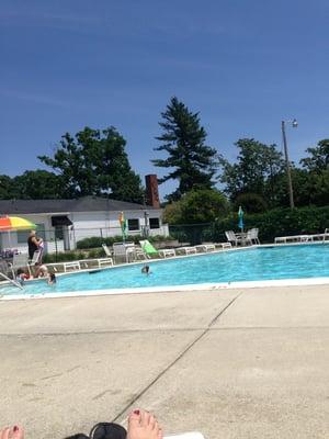 Poolside at Kinderton Country Club.