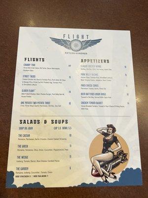 Menu front