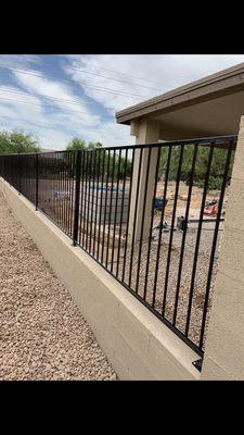 Iron fencing