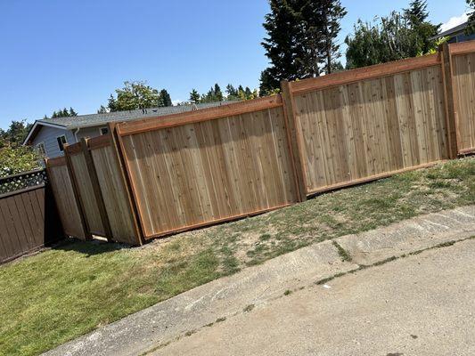 Instalación fence