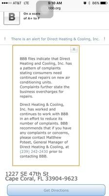 What the BBB says about them.