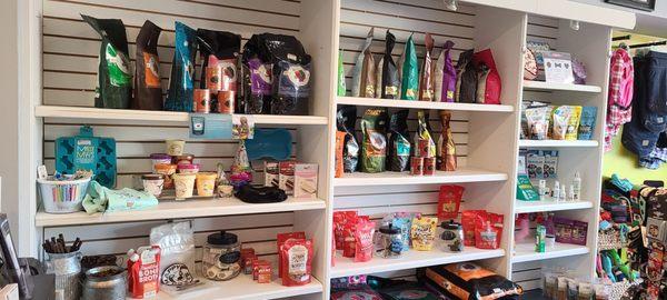 All your doggie need will be covered here. Healthy, and top of the line products.