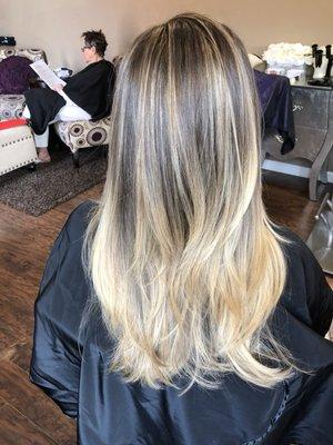 Ombré babylight balayage combo