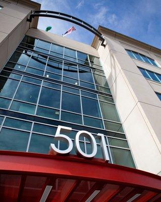 Fabricated Aluminum Numbers installed in the Westlake Neighborhood of Seattle