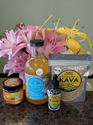 Kava, Kombucha, Flower