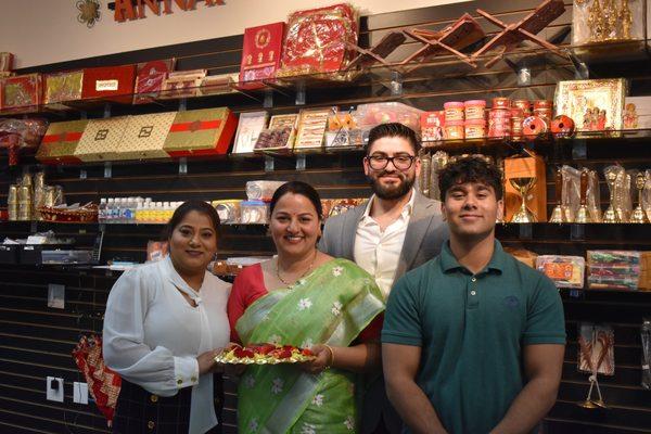 Annapurna Indian Grocery Market -- Grand Opening: Family Photo