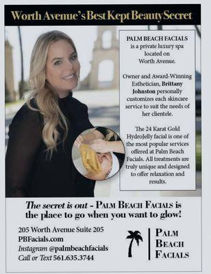 Worth Ave's Best Kept Beauty Secret: Palm Beach Facials