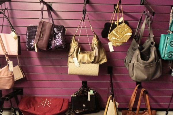 Multi-colored handbags