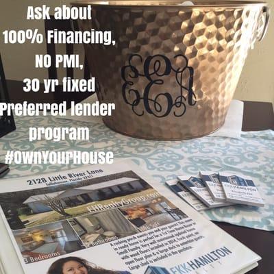 Met a buyer today that doesn't have enough down payment & connected her to a preferred lender. Call us! #EHRealtyGroup.com