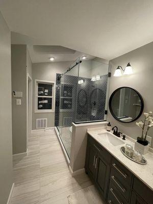 Whole bathroom remodel!