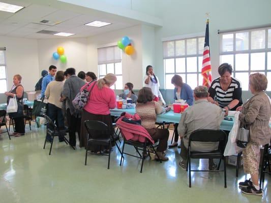 Volunteers of NORD at Senior Health Event, in Las Palmas Park