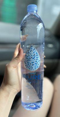 7 Select Pure Water~ It's delicious and great for road-trips etc, we bought 4 bottles!