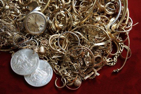 We buy scrap Gold, Jewelry, and coins.