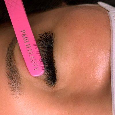 Volume lash extensions