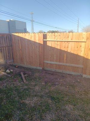 Repair sagging fence