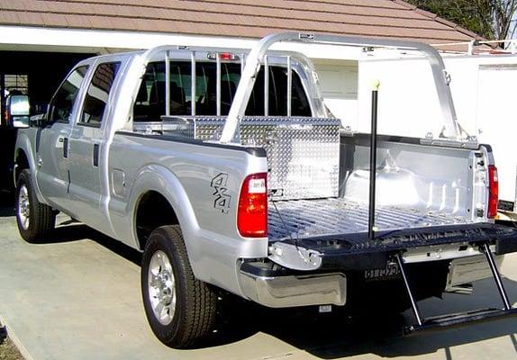 Super Duty Truck Rack on a Ford by Highway Products 1.800.TOOL.BOX