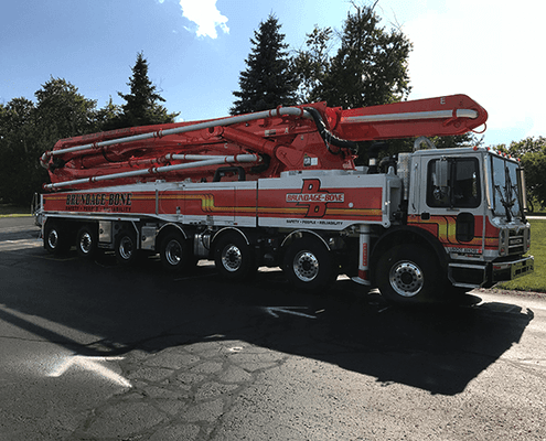 Brundage-Bone Concrete Pumping Truck