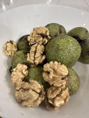 Fresh walnuts so good