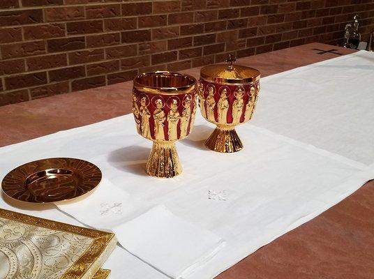 chalice and ciborium